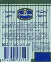 Oranjeboom Bierbrouwerij, Oranjeboom Premium Lager Holland Import