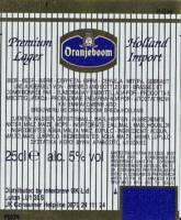 Oranjeboom Bierbrouwerij, Oranjeboom Premium Lager Holland Import