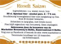 Markebier Brouwerij, Risselt Saizon