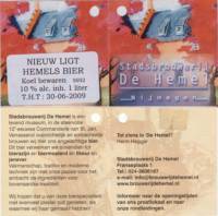 Stadsbrouwerij De Hemel, Nieuw Ligt Hemels Bier