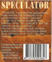 St. Noord-Hollandse Alternatieve Brouwers (SNAB), Speculator