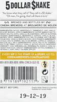 Cinema Brewers, 5 Dollar $hake Cinema Brewers, 5 Dollar $hake