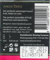 Bronckhorster Brewing Company , Angus Triple