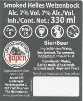 Jopen B.V., Smoked Helles Weizenbock (Witte rook)