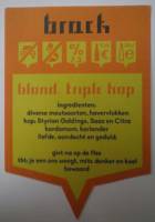 Brack Bier, blond triple hop Brack Bier, blond triple hop