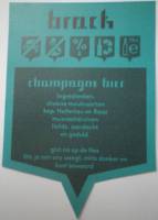 Brack Bier, champagne bier Brack Bier, champagne bier