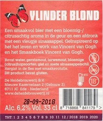 De Heidebrouwerij, Vlinder Blond De Heidebrouwerij, Vlinder Blond