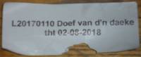 De Brouwschuur, Doef van d'n daeke