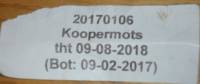 De Brouwschuur, koopermots