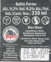 Jopen B.V., Baltic Porter