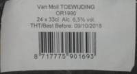 Van Moll Brouwerij, Toewijding