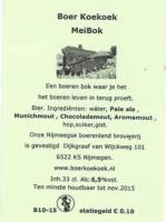 Boer Koekoek, Mei Bok