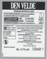 Bavaria, Den Velde Premium Exported Lager