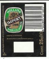 Bavaria, Import Birra Olandese