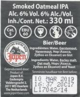 Jopen B.V., (Smoke´n Magic) Smoked Oatmeal IPA