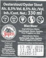 Jopen B.V., (Zwarte Zee) Oesterstout / Oysterstout