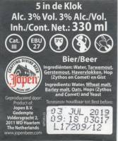 Jopen B.V., 5 In de Klok (Session Weizen IPA)