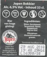 Jopen B.V., Bokbier( 4-Granen Bok)