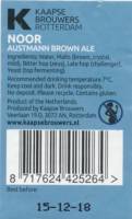 Kaapse Brouwers, Noor Austmann Brown Ale