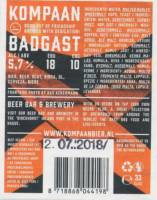 Kompaan Dutch Craft Beer Company, Badgast Kompaan Dutch Craft Beer Company, Badgast