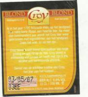 Brouwerij Croy, Croy Blond