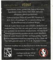 Fortbrouwerij Duits & Lauret, Stout