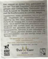 Fortbrouwerij Duits & Lauret, Tevreden  2013
