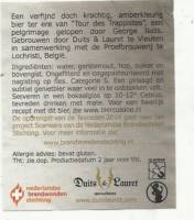 Fortbrouwerij Duits & Lauret, Tevreden 2014