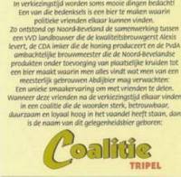 Huisbrouwerij De Peelander, Coalitie Tripel