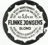 Huiskamerbrouwerij / Flinke Jongens, Flinke Jongens Blond