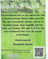 Graafsch Genot, (Honing Bier Munt)