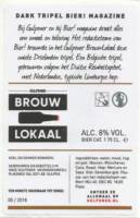 Gulpener Bierbrouwerij, (Drielanden Tripel) Dark Tripel Bier