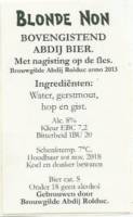 Stichting Brouwgilde Abdij Rolduc anno 2013, Blonde Non Stichting Brouwgilde Abdij Rolduc anno 2013, Blonde Non