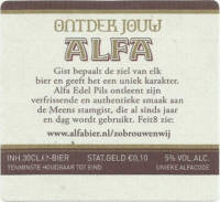 Alfa (Meens Bierbrouwerij), Alfa Edel Pils
