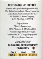 Oldskool Brewery, Test Batch #1 Refter