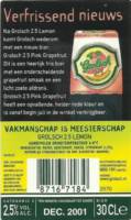 Grolsch, Grolsch 2.5 Lemon