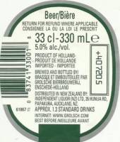 Grolsch, Grolsch beer/bière