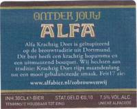 Alfa (Meens Bierbrouwerij), Alfa Krachtig Dort