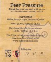 Uiltje Brewing Company, Peer Pressure Black Barleywine