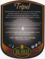Brouwerij de Drie Heerlijkheden, Tripel Brouwerij de Drie Heerlijkheden, Tripel
