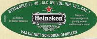 Heineken, Heineken vatetiket