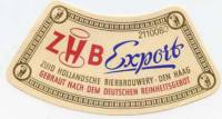 Zuidhollandse Bierbrouwerij (ZHB), Z.H.B. Export