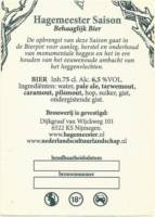 Brouwerij d'n Drul, Hagemeester Saison