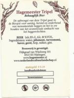 Brouwerij d'n Drul, Hagemeester Tripel