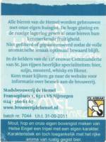 Stadsbrouwerij De Hemel, (Helse Engel)