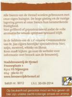 Stadsbrouwerij De Hemel, (Moenen) Rookbier