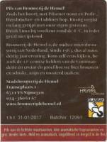 Stadsbrouwerij De Hemel, (Luna) Pils