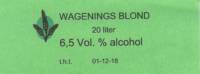 Brouwerij Onder De Linden, Wagenings Blond