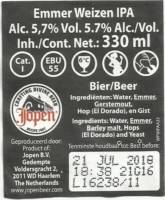 Jopen B.V., (Golden Bucket) Emmer Weizen IPA 