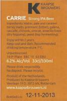 Kaapse Brouwers, Carrie  Strong IPA Beer